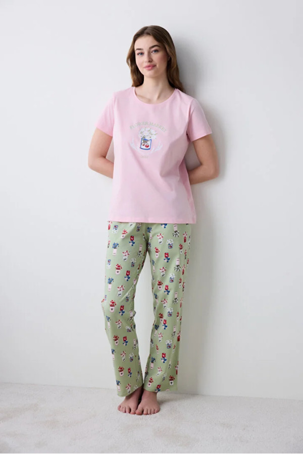 Penti женски сет пижами FLOWER MARKET SS PANT SET 